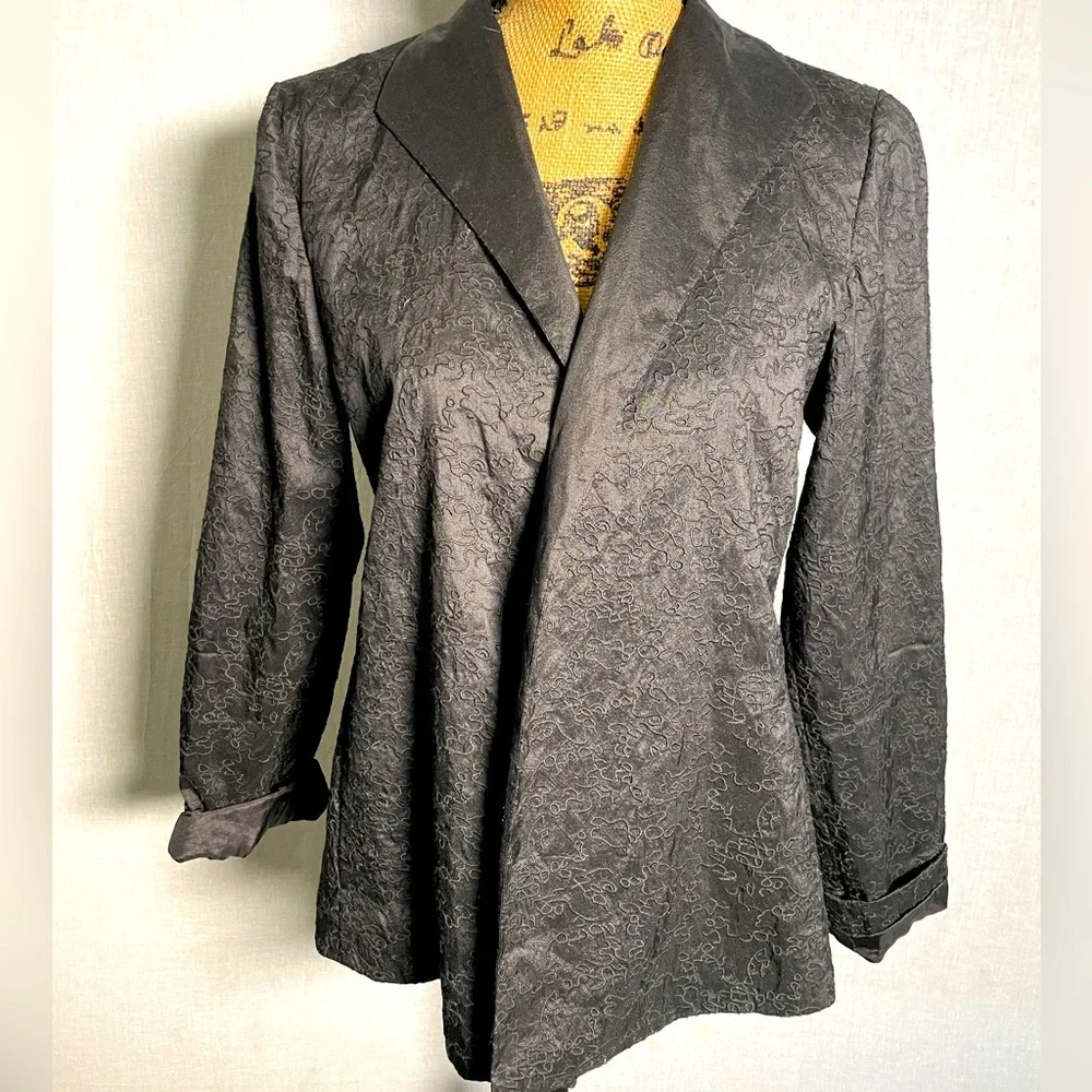 Eileen Fisher Women‎ Sharp Black blazer - Medium